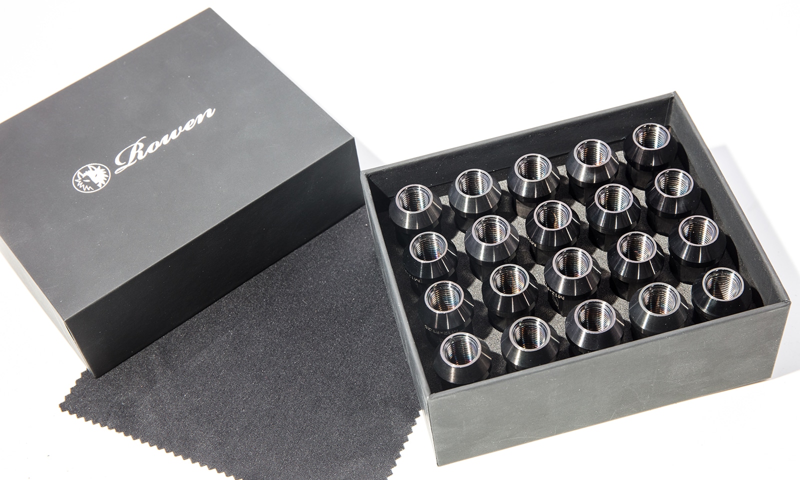 チタンナット ブラック筆記体