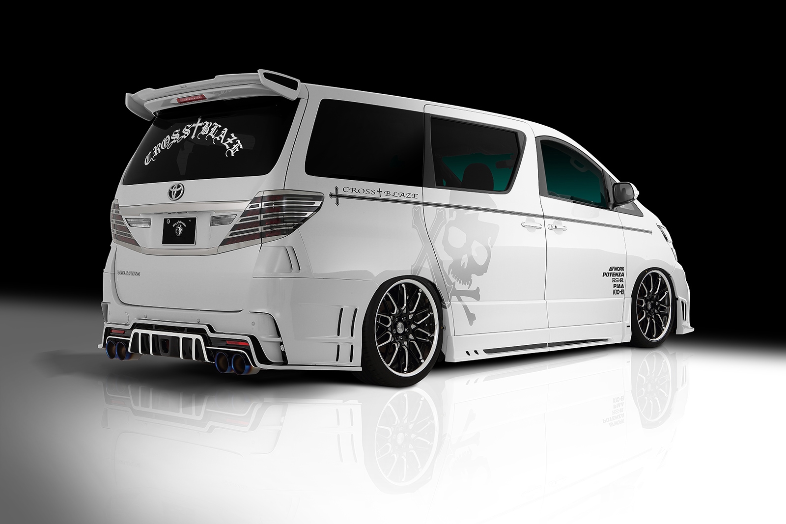 リアバンパー 20 VELLFIRE Z-grade 前期 *FRP