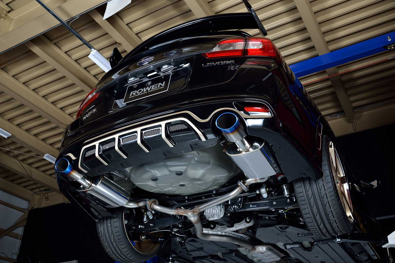 PREMIUM01S HARDSYSTEM *1.6GT *2サイレンサー *左右2本出し *Φ120オーバル チタンテール *LEVORG D-E型