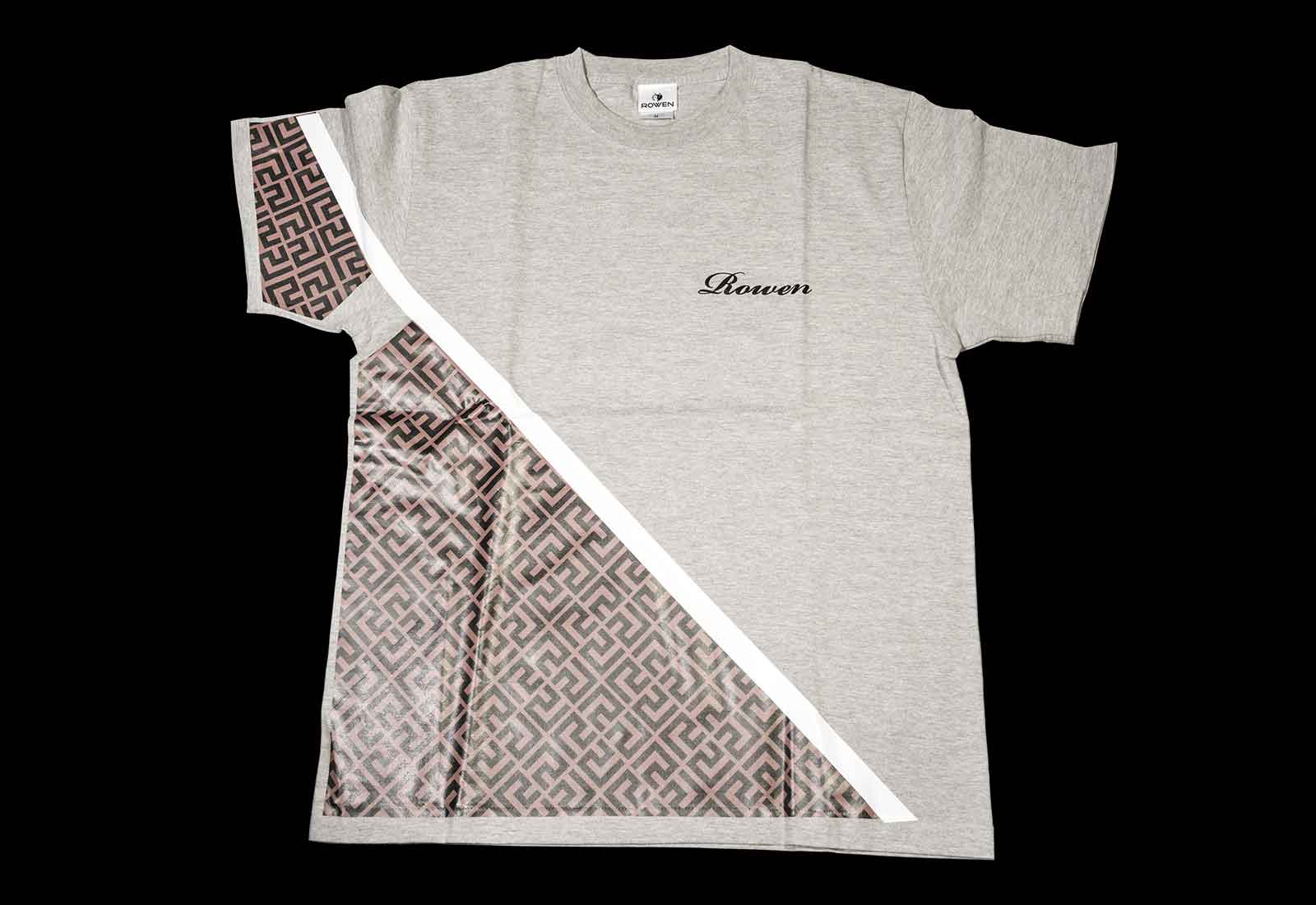 ROWENcorprate VラインTシャツ