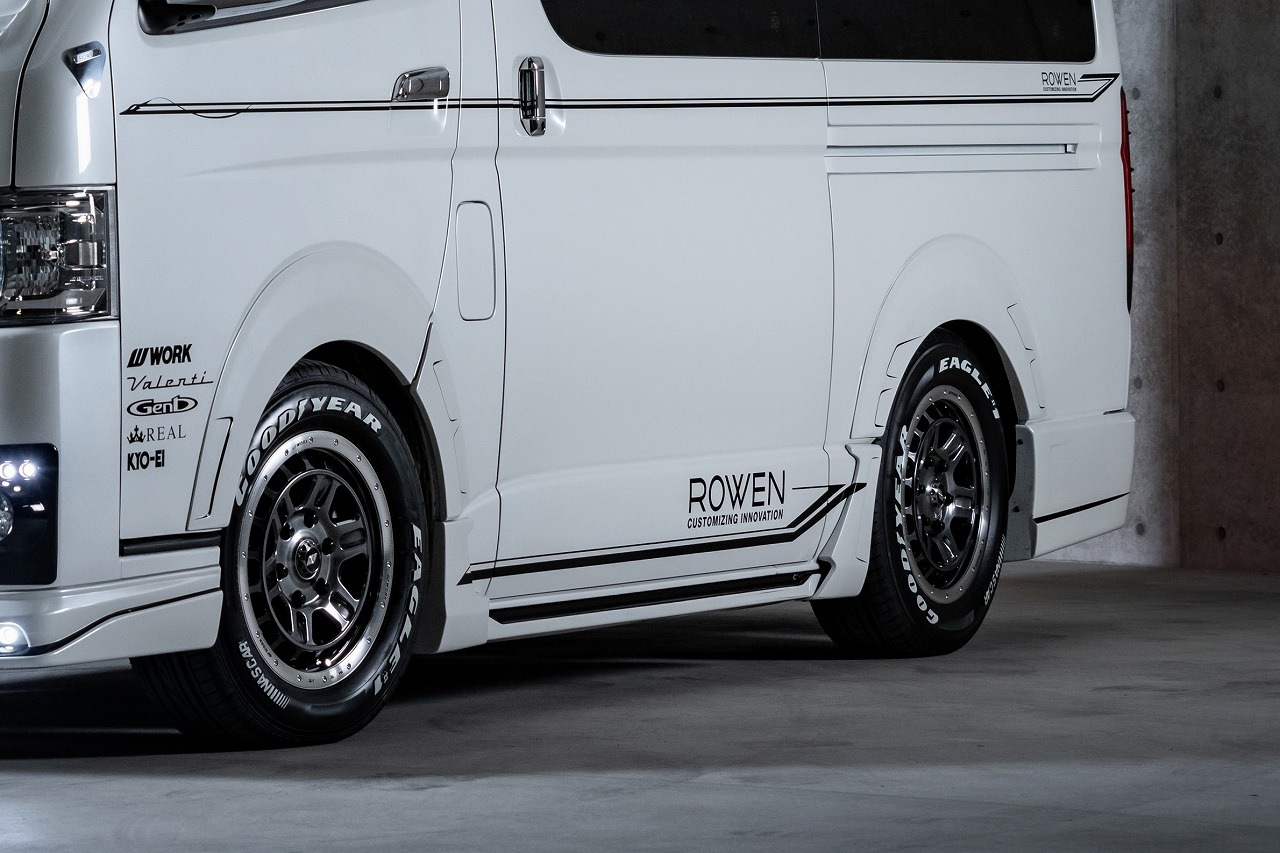 オーバーフェンダーセット 200HIACE 4~7型 *FRP
