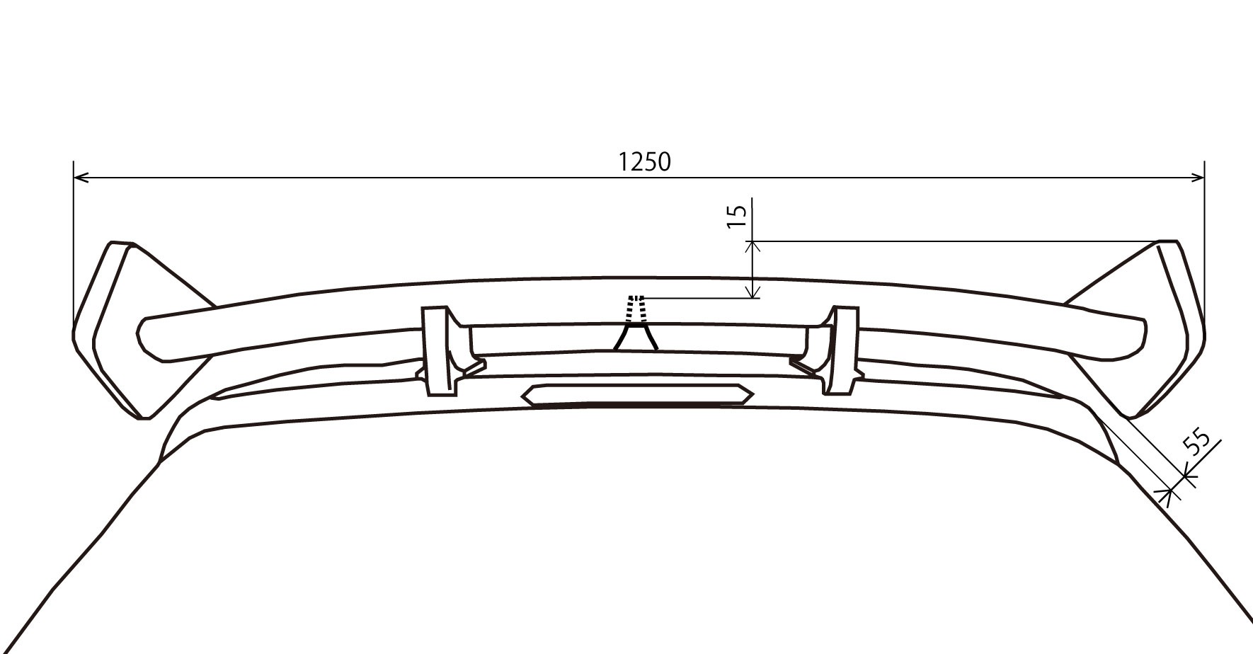 LEVORG前期・後期共通　VM4/VMG　リヤウイング Ver.2　*FRP
