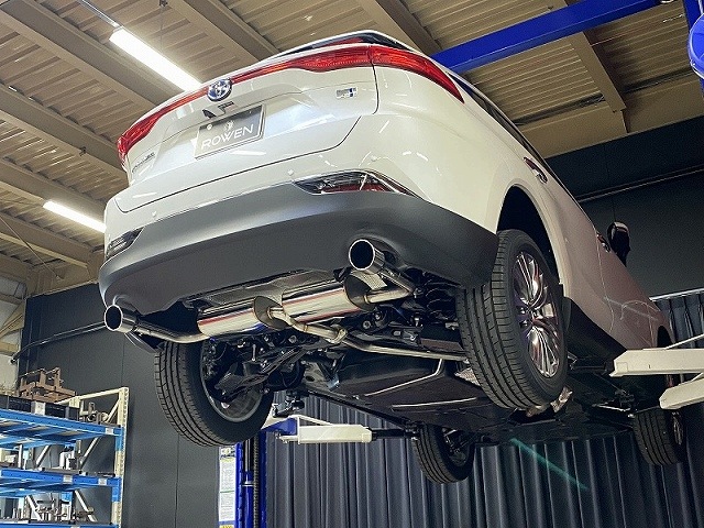 PREMIUM01S *2.5Lハイブリッド *2WD/4WD *左右2本出し *ステンレス／チタンテール *80 HARRIER