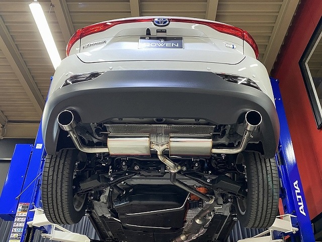PREMIUM01S *2.5Lハイブリッド *2WD/4WD *左右2本出し *ステンレス／チタンテール *80 HARRIER