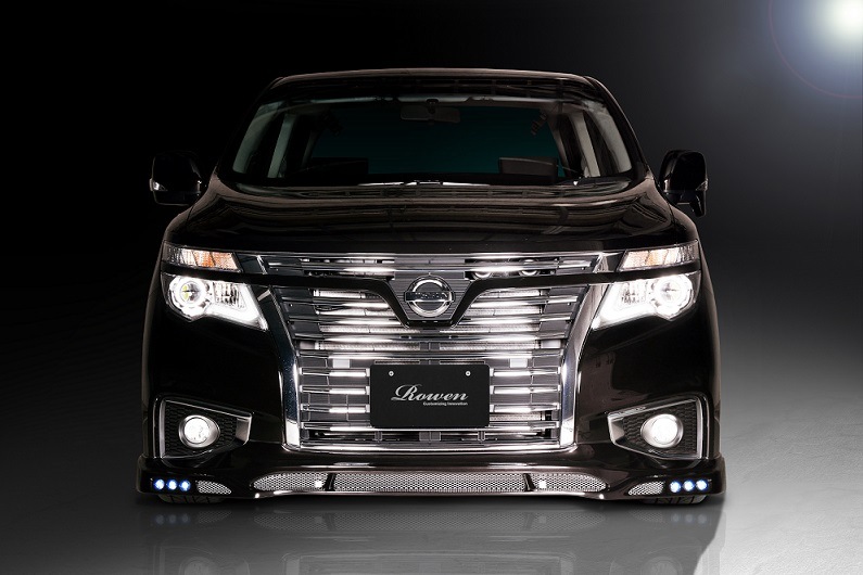 フロントスポイラー*LEDランプ付属　ELGRAND HighWay STAR 後期　*FRP