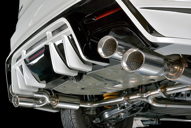 PREMIUM01S *2.0L *4本出しマフラー *ステンレス／チタン／カーボン *60 HARRIER 前期