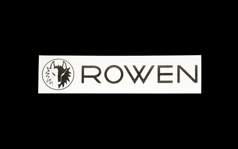 ブロック体ROWENステッカー ver2