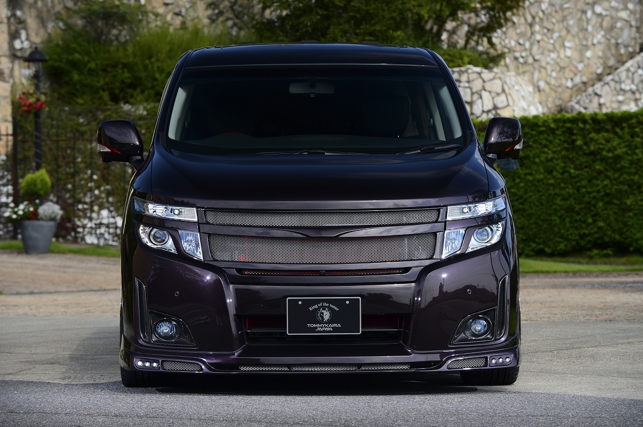 フロントグリル Face.2　ELGRAND HighWay STAR 前期　*FRP