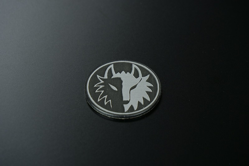 ミニエンブレム ＊ウルフデザイン