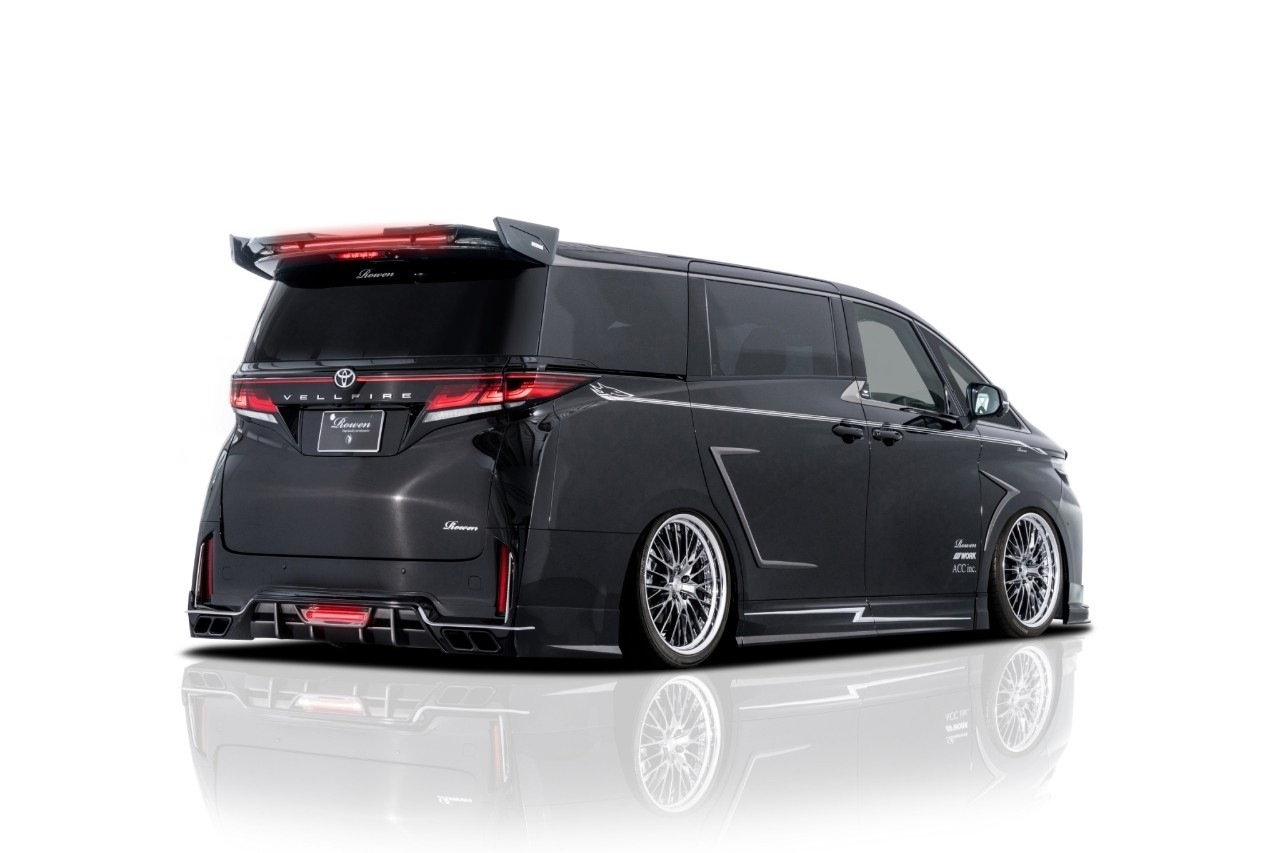 リアアンダースポイラー *マフラーTips/メッキパーツ付属 40VELLFIRE *Dry FRP