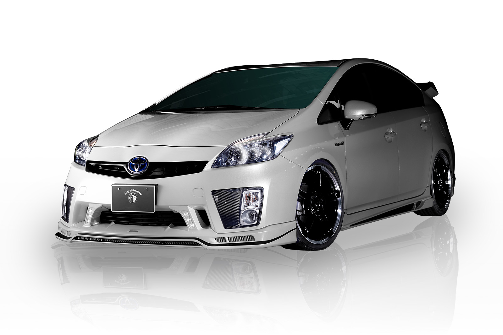 フロントスポイラーVer.2*LEDランプ付属(LEDセンター)	30PRIUS前期 *FRP