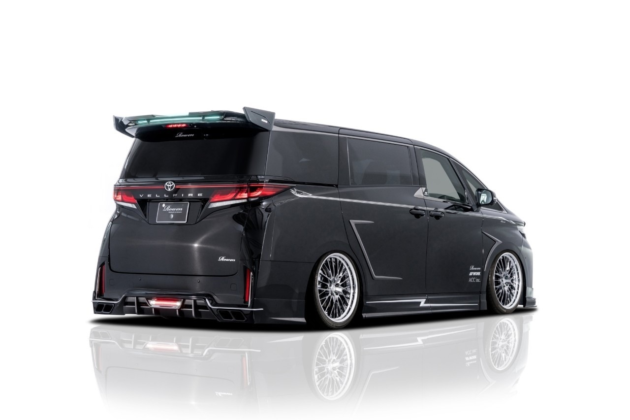 リアウイング *LEDライナー付 40VELLFIRE *Dry FRP