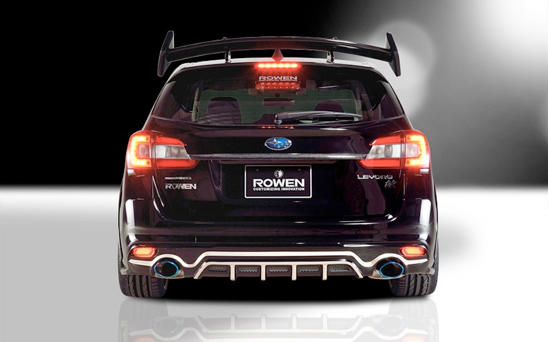 PREMIUM01Sマフラー *1.6GT *2サイレンサー *左右2本出し *Φ120オーバル ステンレス／チタン *LEVORG D-E型