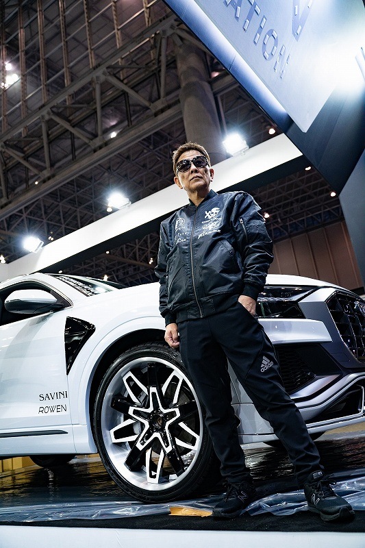 ROWEN PERFORMANCE MA-1　（ブラック×白文字）