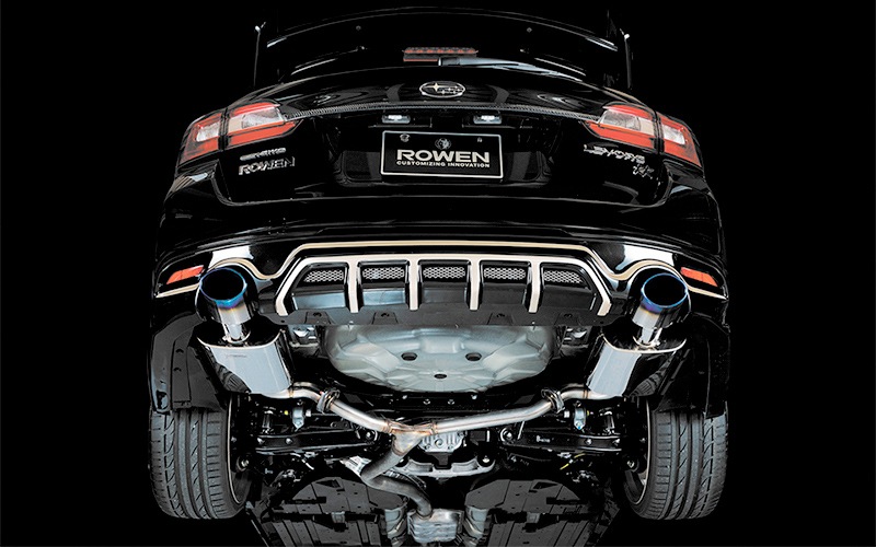 PREMIUM01Sマフラー *2.0GT *2サイレンサー *左右2本出し *Φ120オーバル ステンレス／チタン *LEVORG D-E型