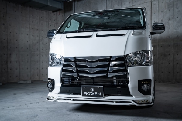 レーシングボンネットフード 200HIACE *FRP｜エアロパーツ、ボディ