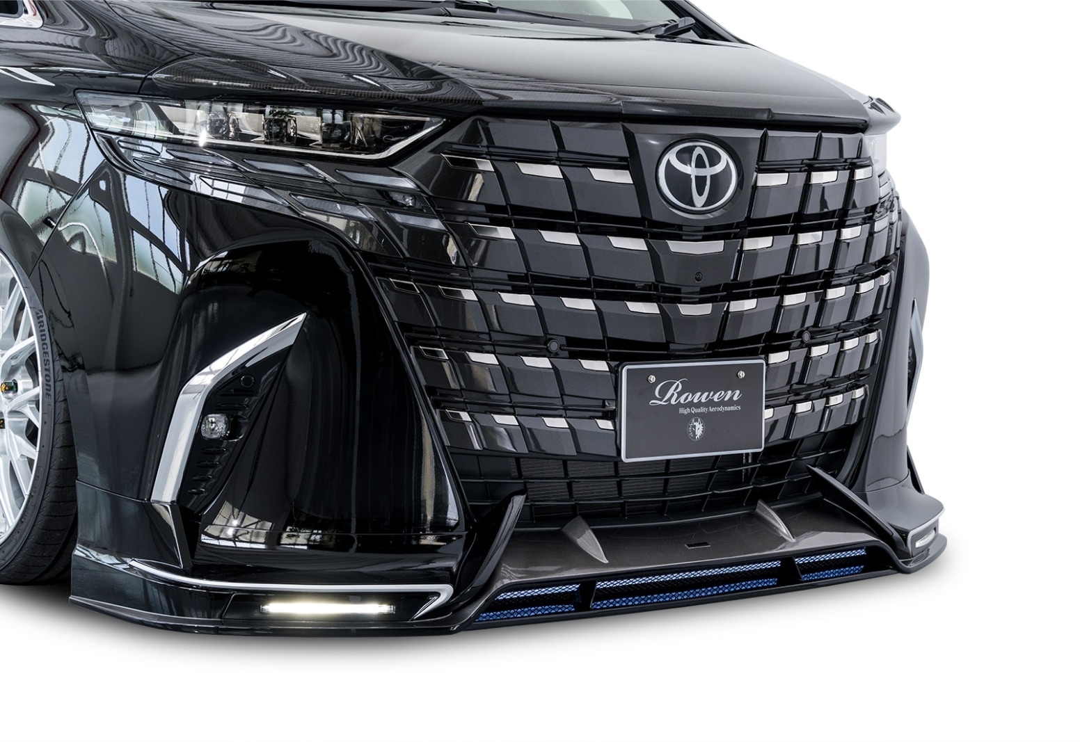 フロントスポイラー*LEDブレイド/メッキパーツ付属 40ALPHARD *Dry Carbon