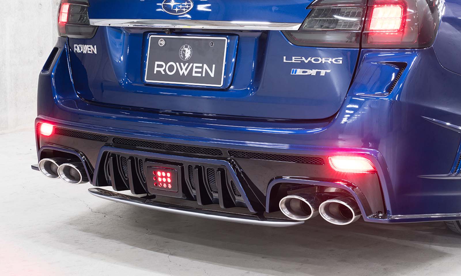 リアバンパー*2本出しマフラー用 *LEVORG A-C型 *FRP