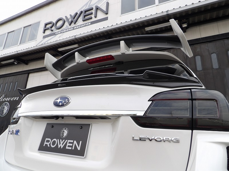 リアゲートスポイラー *LEVORG RR A-E型 *Carbon