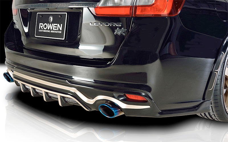 PREMIUM01Sマフラー *1.6GT *2サイレンサー *左右2本出し *Φ120オーバル ステンレス／チタン *LEVORG D-E型