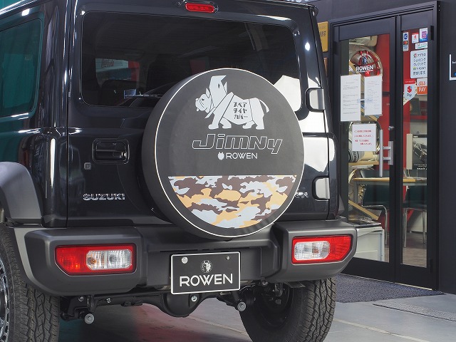 タイヤカバー「フレブル」Black＆カモフラver.　JIMNY/JIMNYSIERRA共通