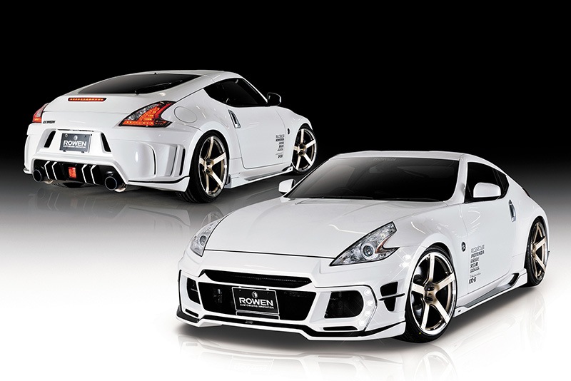 フロントバンパースポイラー*LEDランプ 付属　FAIRLADY Z Z34　*FRP