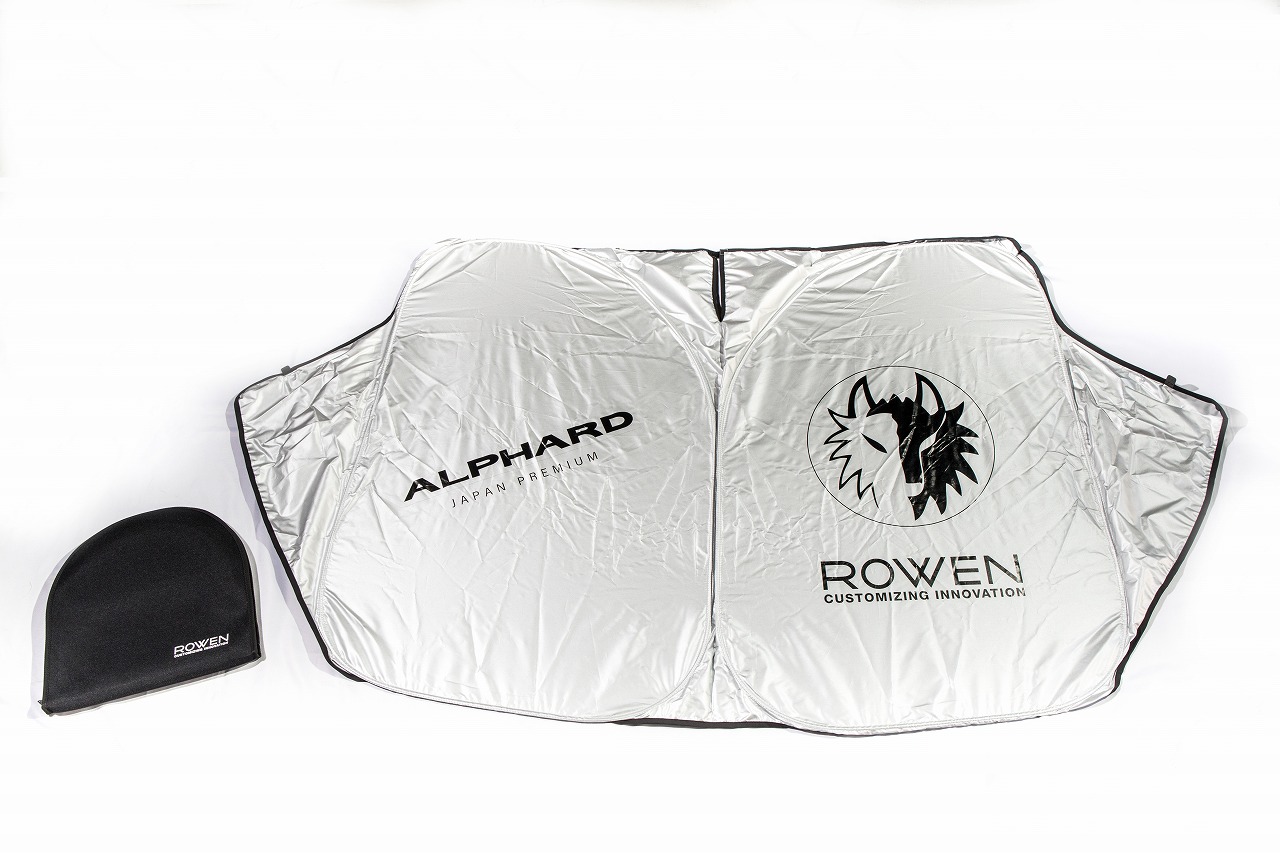 30ALPHARD専用　ロゴ入りサンシェード（収納ケース付き）