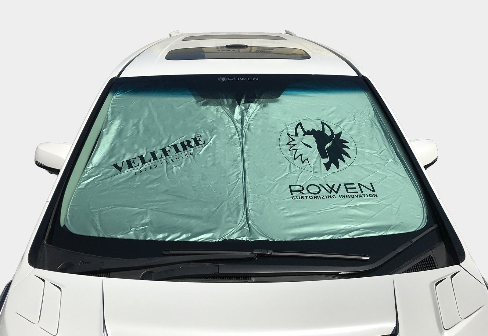 30VELLFIRE専用ロゴ入りサンシェード（収納ケース付き）