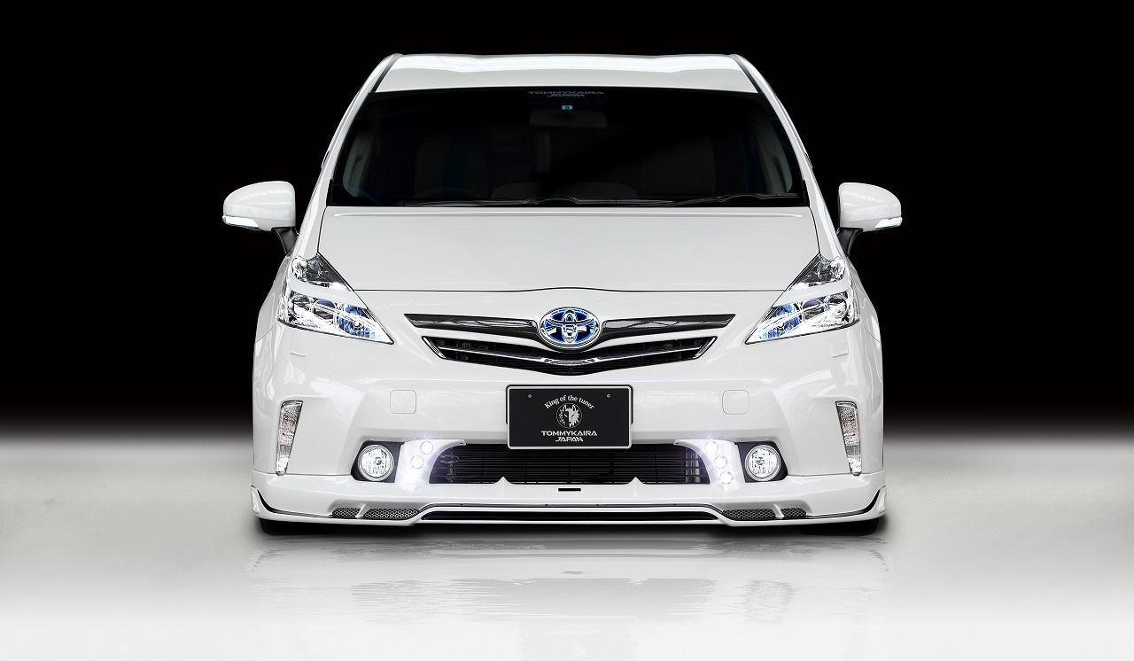 フロントスポイラー*LEDランプ付属 *FRP *40PRIUS α 前期