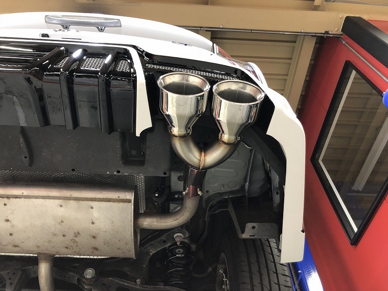 送料込み】プリウス50 マフラー ストレートマフラー 爆音 PRIUS50 