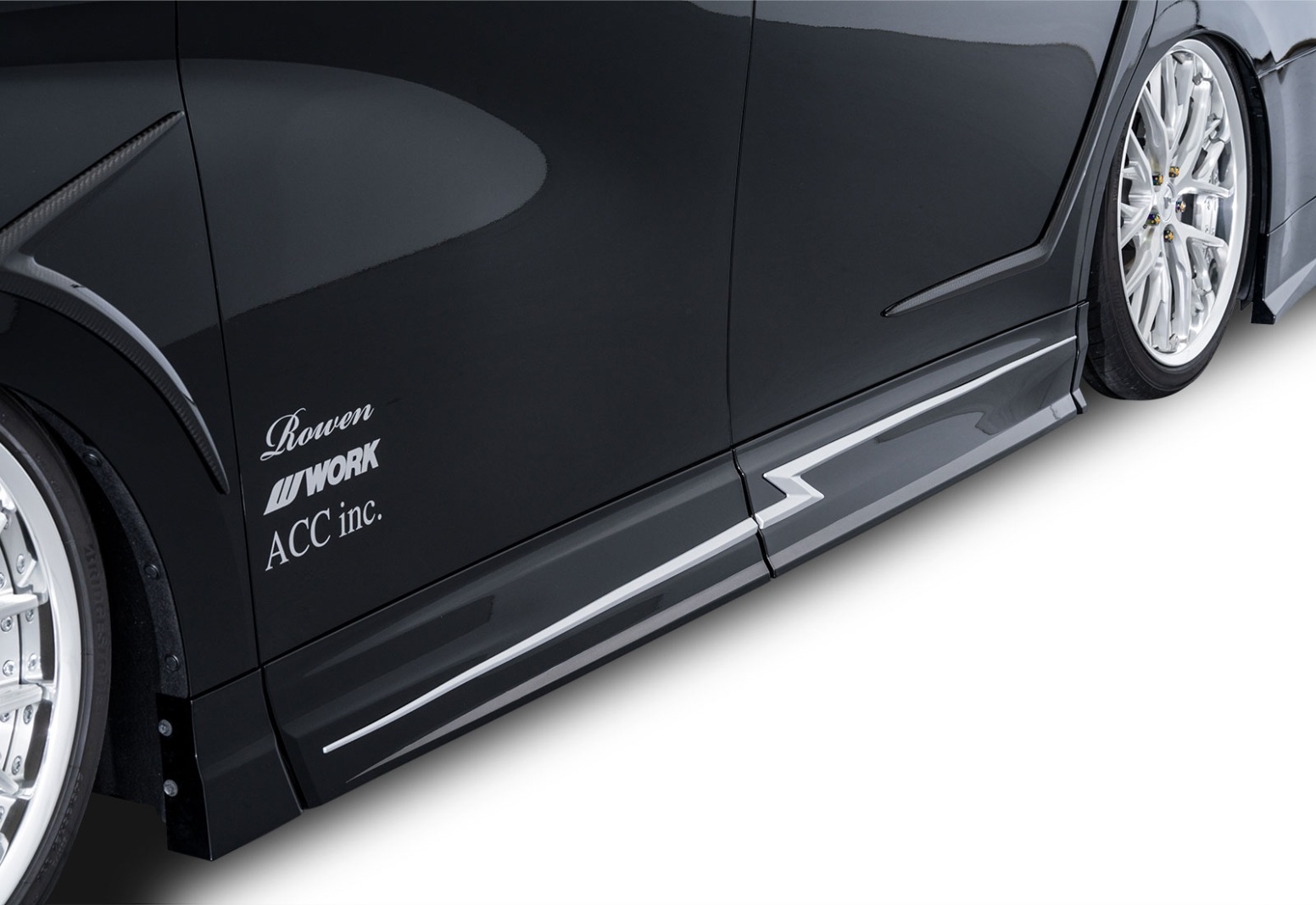 サイドパネル 8pcs*メッキパーツ付属 40VELLFIRE *Dry Carbon