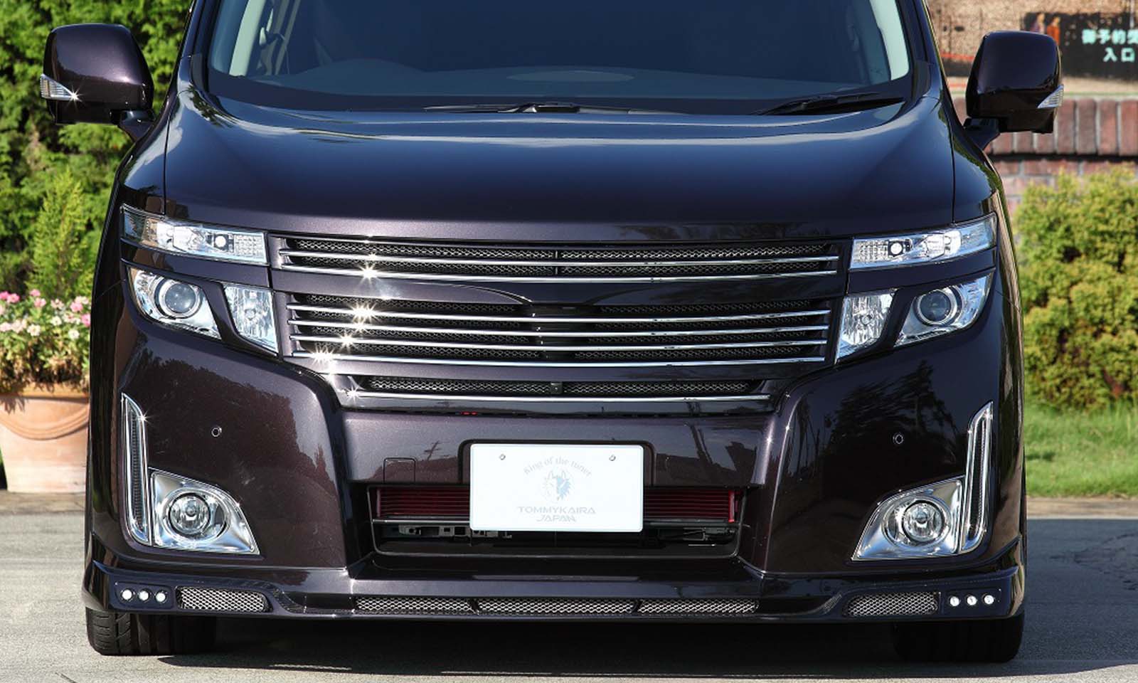 フロントグリル Face.1　ELGRAND HighWay STAR 前期　*FRP