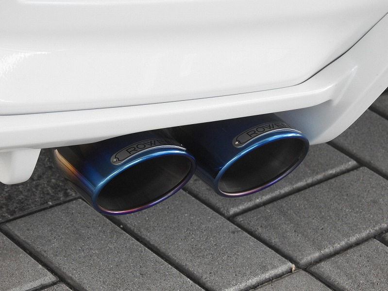 エキゾーストフィニッシャー 4本出し チタンカラーテール TB用 ROOMY CUSTOM 前期 TANK CUSTOM