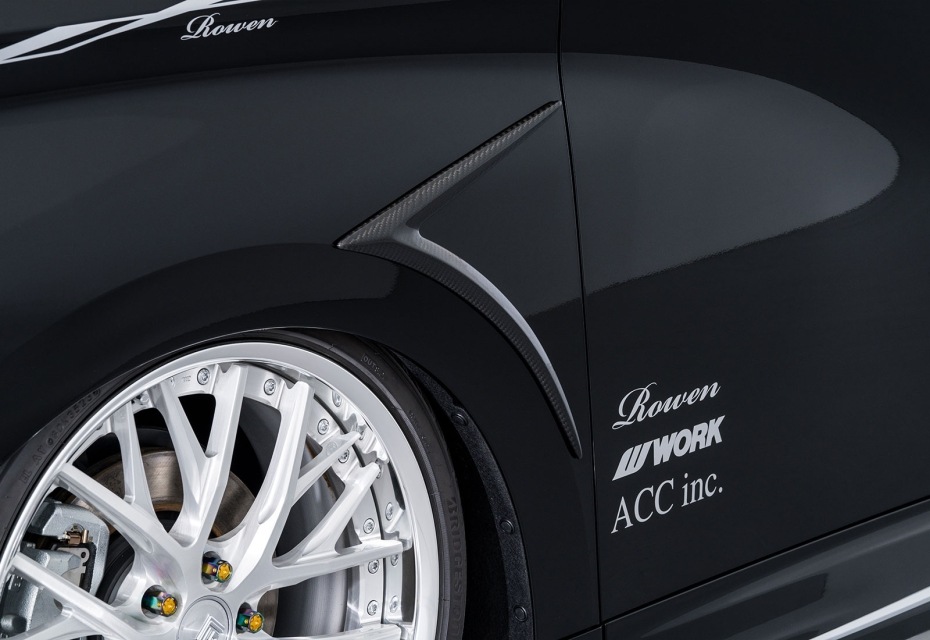 フロントフェンダーエクステンション 40VELLFIRE *Carbon*CFRP