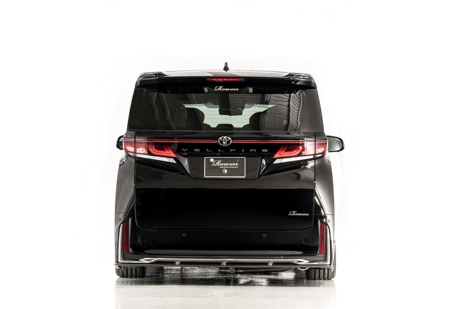 リアウイング 40VELLFIRE ** Lip style *Dry FRP