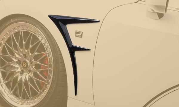 フロントフェンダーエクステンション	 IS F-SPORT 後期 *Carbon