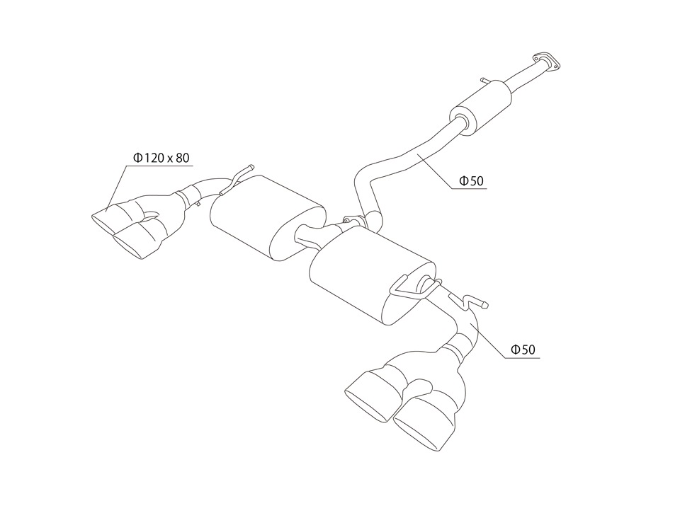 PREMIUM01S *ターボ *4WD *ステンレステール *車検対応 *C-HR 前期/後期