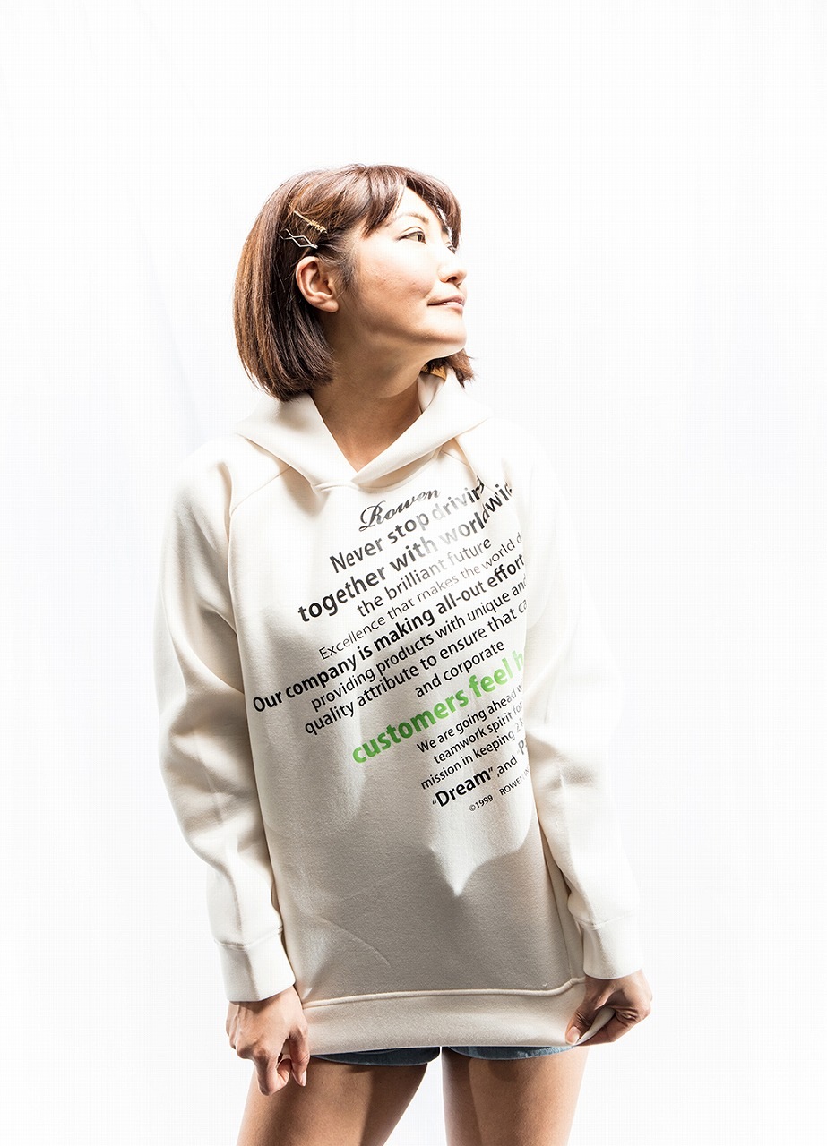 ROWEN CustomersFeelHappyフーディー　 (ホワイト）