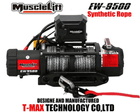 MuscleLift �ޥå����ե���ư������� 12V 9500LBS  ���󥻥ƥ��å������׻���