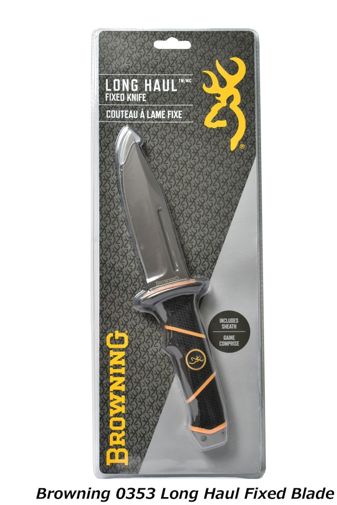 ֥˥ 0353 󥰥ϥ եåɥ֥졼ɡBrowning 0353 Long Haul Fixed Blade
