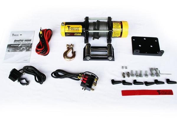 T-MAX ��ư������� 12V 2500LBS ATWPRO �磻�䡼���� �ϥ�ɥ��⥳�󥿥���