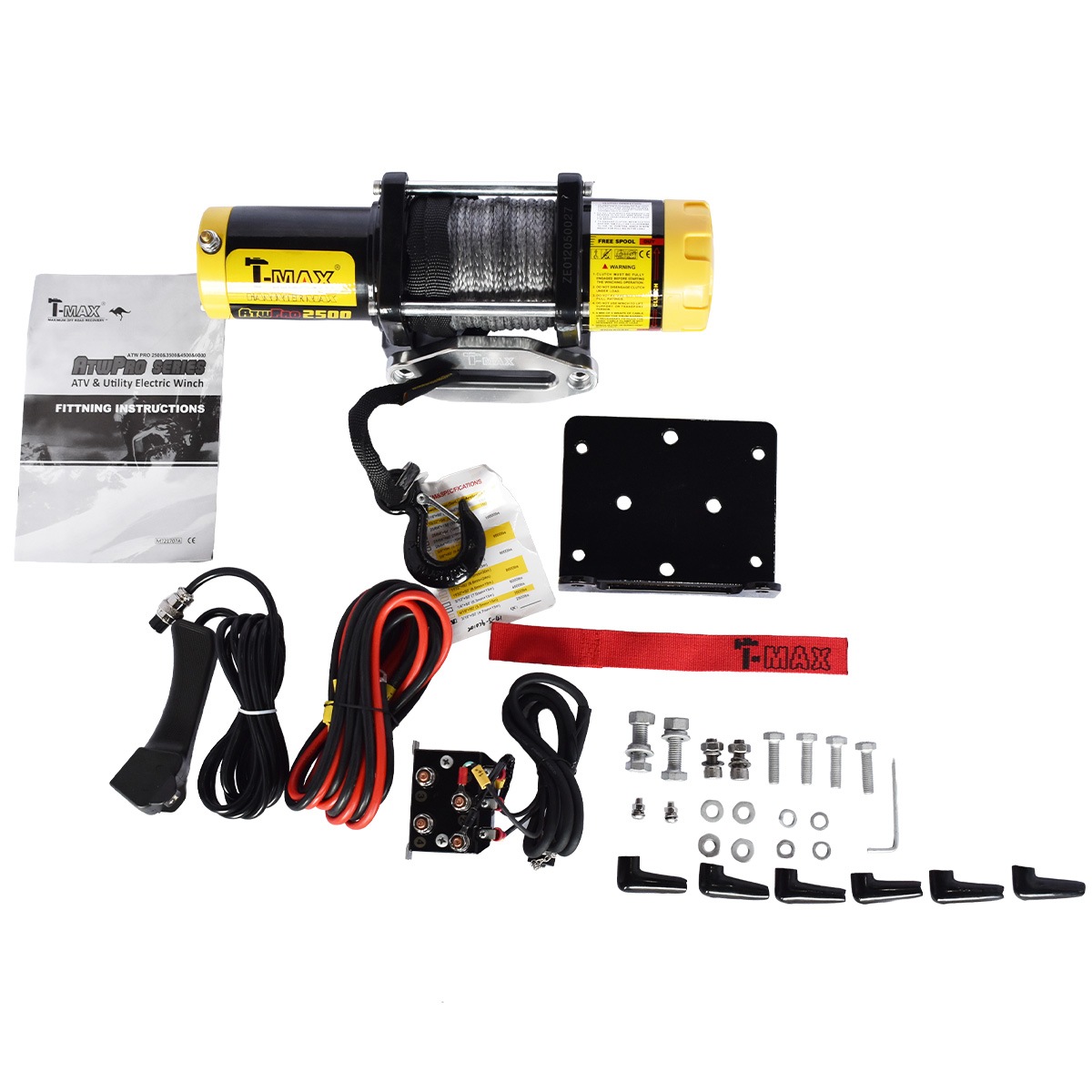 T-MAX ��ư������� 12V 2500LBS ATWPRO �����ˡ��ޥ����׻���