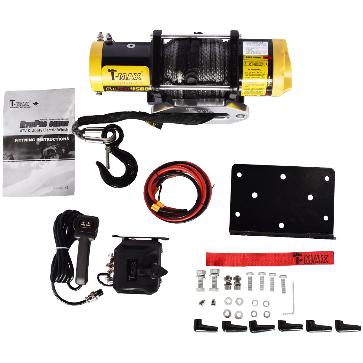 T-MAX ��ư������� 12V 4500LBS ATWPRO �����ˡ��ޥ����׻���