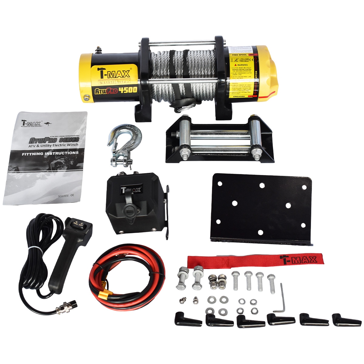T-MAX ��ư������� 12V 4500LBS ATWPRO �磻�䡼����
