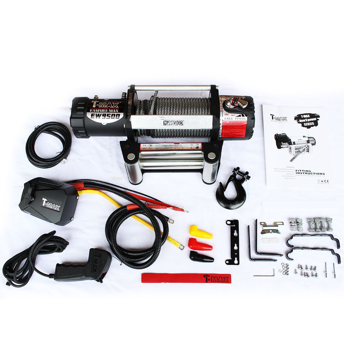 T-MAX ��ư������� 12V 9500LBS X-Power TMAX   �ϥ�ޡ��ޥå��� ���ե����� 4X4