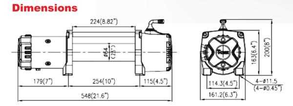 T-MAX ��ư������� 12V 9500LBS X-Power TMAX   �ϥ�ޡ��ޥå��� ���ե����� 4X4