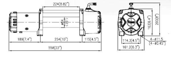 ͽT-MAX ư 24V 12500LBS X-POWER 磻䡼