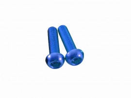 自転車 アルミボルトセット M5X18mm BLUE