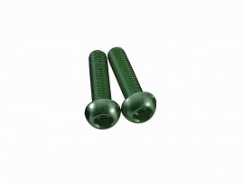 自転車 アルミボルトセット M5X18mm GREEN