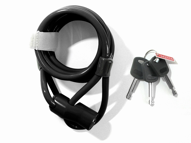 自転車 カギ ループロック 8×1800 ブラック | すべての商品 | TOP-shop